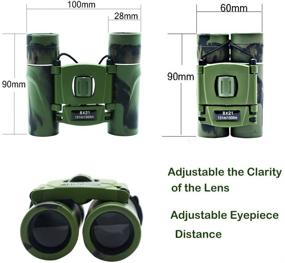 img 2 attached to 🔭 Fun and Educational Mini Compact Kids Binoculars: Perfect Telescope Toys for Boys and Girls (3-12 Years) - Ideal Gift for Bird Watching, Hunting, Outdoor Games, Spy Camping Gear