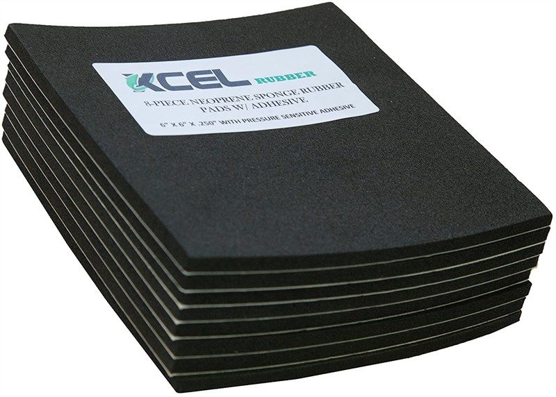 xcel 네오프렌 방진 접착제 조각 로고