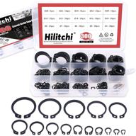 🔧 hilitchi 300-piece assorted set of alloy steel external circlip snap retaining clips logo