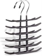 👔 efficiently organize your ties with the organize it all 1338w tie hanger - 2-pack, black логотип