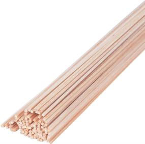 img 1 attached to 🪁 Pitsco Heavy Density Balsa Wood Strips (100-Pack): Perfect for Precision Modeling and Crafts