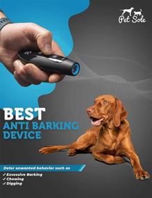 img 2 attached to 🐶 PETSOLE Dog Barking Deterrent: Rechargeable Training Device with Ultrasonic Modes - Stop Barking and Repel Dogs Indoors