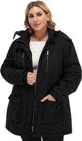 img 1 attached to Soularge Womens Winter Padded Fleece