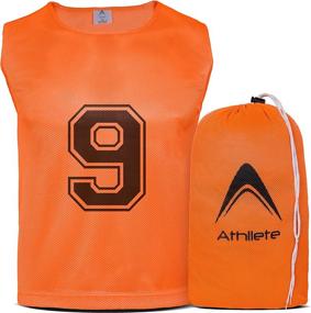 img 3 attached to 🏐 Athllete DURAMESH Set of 12 Scrimmage Vests/Pinnies: Perfect for Team Practice with Free Carry Bag