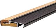 🚪 m-d building products 77792 adjustable aluminum and hardwood sill inswing, bronze - 1-1/8" x 4-9/16" x 36" th393: enhance door aesthetics & durability! logo