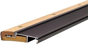 img 4 attached to 🚪 M-D Building Products 77792 Adjustable Aluminum and Hardwood Sill Inswing, Bronze - 1-1/8" x 4-9/16" x 36" TH393: Enhance Door Aesthetics & Durability!