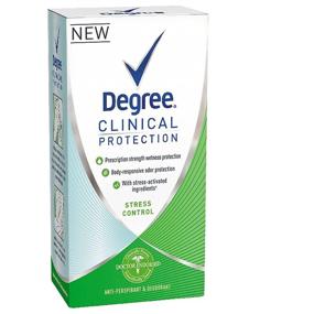 img 1 attached to 💪 Degree Women Clinical Antiperspirant Deodorant Cream: Stress Control 1.7 oz - Powerful Sweat Protection for Women