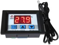 🌡️ black wingoneer dc12v relay digital thermostat control with temperature controller sensor (-50-110?c) logo