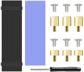 img 4 attached to 💻 ASUS SSD Heat Sink Kit for MHQJRH M.2 2280 with Mounting Screws