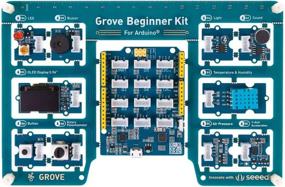 img 4 attached to 🔌 Complete Arduino Starter Kit with Seeed Studio Grove Beginner Kit, Compatible UNO Board, 10 Sensors, and 12 Exciting Projects for Beginners.