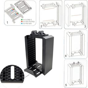 img 3 attached to Multifunctional Storage Playstation DualShock Controllers 4