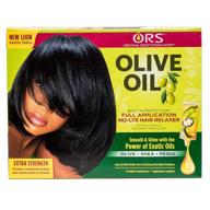 📦 ors olive oil no-lye hair relaxer extra strength kit - full application with built-in protection (pack of 1) logo