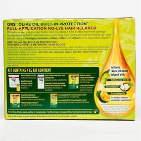 img 2 attached to 📦 ORS Olive Oil No-Lye Hair Relaxer Extra Strength Kit - Full Application with Built-In Protection (Pack of 1)