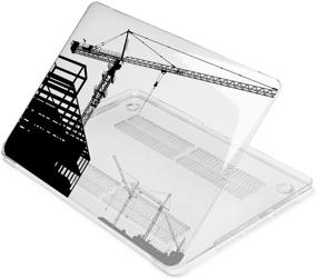 img 2 attached to 🏗️ Protective MacBook Pro 13 Inch Case (2020 Release) - Building Crane Design