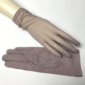 img 3 attached to Womens Protection Driving Gloves Anti Skid Women's Accessories