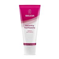 weleda 4604a ratanhia toothpaste 75ml logo