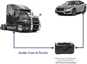 img 3 attached to 📍 Optimus Waterproof GPS Tracker Case with Neodymium Magnets - Twin Magnet Design