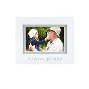 img 4 attached to Pearhead Me and My Grandpa Keepsake Photo Frame - Grandpa Gifts for Christmas - White