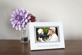 img 2 attached to Pearhead Me and My Grandpa Keepsake Photo Frame - Grandpa Gifts for Christmas - White