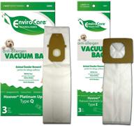 🧹 envirocare allergen filtration vacuum cleaner dust bags – compatible with hoover type q and type i, bundle of 6 bags logo