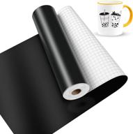 🎨 lya vinyl permanent adhesive vinyl roll for cri-cut, matte black 12x50ft - ideal roll for cri-cut, silhouette cameo & craft cutter logo