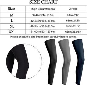 img 3 attached to Compression Sleeves Protection Outdoor Cycling Sports & Fitness in Other Sports