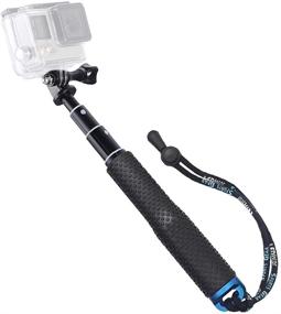 img 4 attached to 📷 Trehapuva Selfie Stick: Waterproof 19” Extension Monopod Pole for GoPro Hero and More