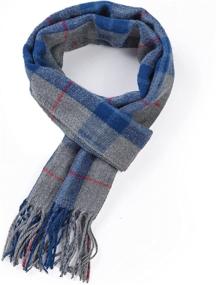img 4 attached to Alpine Swiss Winter Scarves Unisex Men's Accessories and Scarves