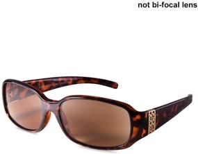 img 3 attached to EYEGUARD Elegant Women's Readers: Fashionable Outdoor Reading Sunglasses with Non-Bifocal Lenses