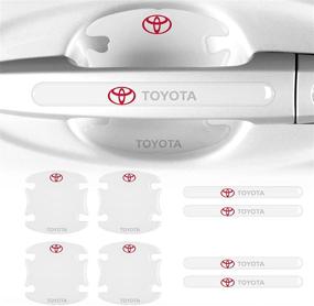 img 4 attached to Qimuo Transparent Compatible Toyota Soft Self Adhesive