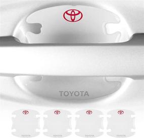 img 3 attached to Qimuo Transparent Compatible Toyota Soft Self Adhesive