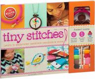 crafting delight: unleash creativity with klutz tiny stitches craft kit logo