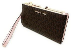 img 3 attached to Vanilla Softpink Michael Kors Women's Handbags & Wallets Wristlet in Wristlets
