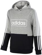 👕 comfortable kids' style with adidas little sweatshirt pullover heather boys' clothing logo