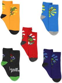 img 2 attached to 🐢 Boys Toddler TMNT Teenage Mutant Ninja Turtles Multi-Pack Socks