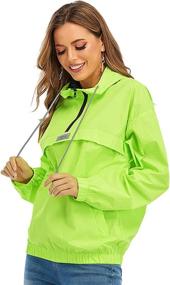 img 1 attached to Lightweight Waterproof Breakers Raincoat Pullover Sports & Fitness in Cycling