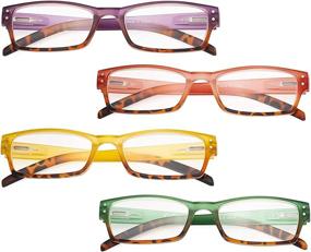 img 3 attached to 👓 Eyekepper Ladies Reading Glasses - Set of 4 Stylish Readers for Women's Reading Needs