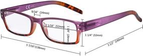 img 1 attached to 👓 Eyekepper Ladies Reading Glasses - Set of 4 Stylish Readers for Women's Reading Needs