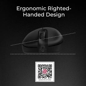 img 3 attached to 🖱️ BenQ ZOWIE EC2-C Gaming Mouse - Enhanced Ergonomics for Pro Esports Performance, Lightweight Design, No Drivers Required, Tangle-Free Paracord Cable, 24-Step Scrolling, Sleek Matte Black Finish, Medium Size