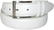 👔 discover the luxury of aquarius leather padded satin buckle belts for men's accessories logo