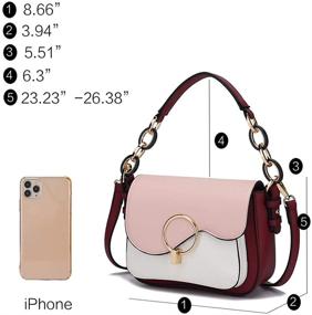 img 1 attached to MKF Crossbody Bags Women Pocketbook Women's Handbags & Wallets for Shoulder Bags