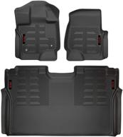 🚗 gator 79611 black front and rear seat floor liners for 2015-2020 ford f-150 supercrew - improved seo logo