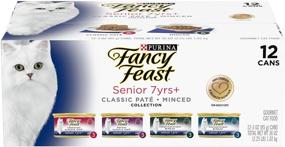 img 4 attached to 🐈 Purina Fancy Feast High Protein Senior Wet Cat Food Variety Pack - Senior 7+ Chicken, Beef & Tuna Feasts - 2 Pack of 12 (3 oz.) Cans