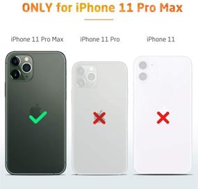 img 2 attached to 📱 Чехол ESR Air Armor для iPhone 11 Pro Max - Поглощение ударов, защита от царапин, защита военного класса - Жесткий ПК + Гибкий TPU каркас, Прозрачный Черный (2019)