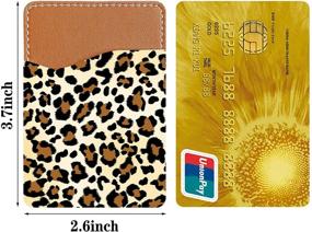 img 3 attached to 📱 Premium Sublimation Blank Phone Wallet PU Leather Card Holder with Adhesive Stickers - 15 Pieces, Perfect for Christmas Presents