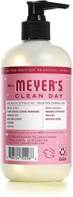 img 1 attached to Жидкое мыло для рук Mrs. Meyer's Clean Day с мятой, без жестокости и биодеградируемое - эфирные масла, 12.5 унции.