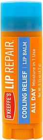 img 3 attached to O'Keeffe's Unscented & Cooling Relief Lip Repair Lip Balm (Pack of 4) - Ultimate Remedy for Dry, Cracked Lips