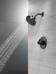 img 3 attached to 🚿 Trinsic 14 Series Single-Function Shower Faucet Trim Kit, Matte Black T14259-BLLHD by Delta Faucet (Shower Head and Valve Sold Separately)