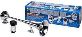 img 1 attached to 🔊 Enhance Your Truck's Audibility with the Wolo (845) Road Warrior DD Roof Mount Truck Air Horn - 12 Volt!