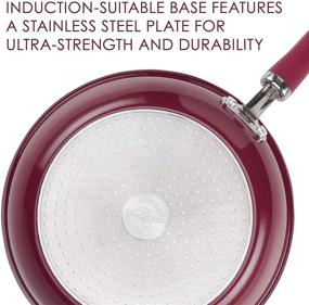 img 1 attached to 🍳 Rachael Ray 13-Piece Nonstick Cookware Set in Burgundy Shimmer - Create Delicious